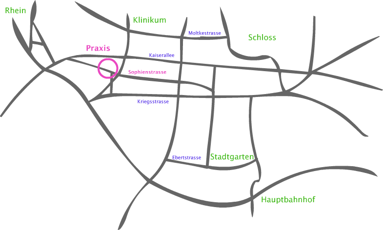 road map karlsruhe